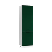 HOCHSCHRANK D60SŁ P/L – Morvex – Hochwertiges Design Konzept – Dunkelgrün - Grün, Holzwerkstoff/Metall (60/213.3/56cm) - ROYAL24_MARKT