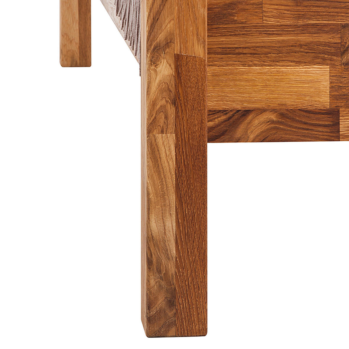 BETT - Massivholz - Eichefarben, Holz (180/200cm) - home24
