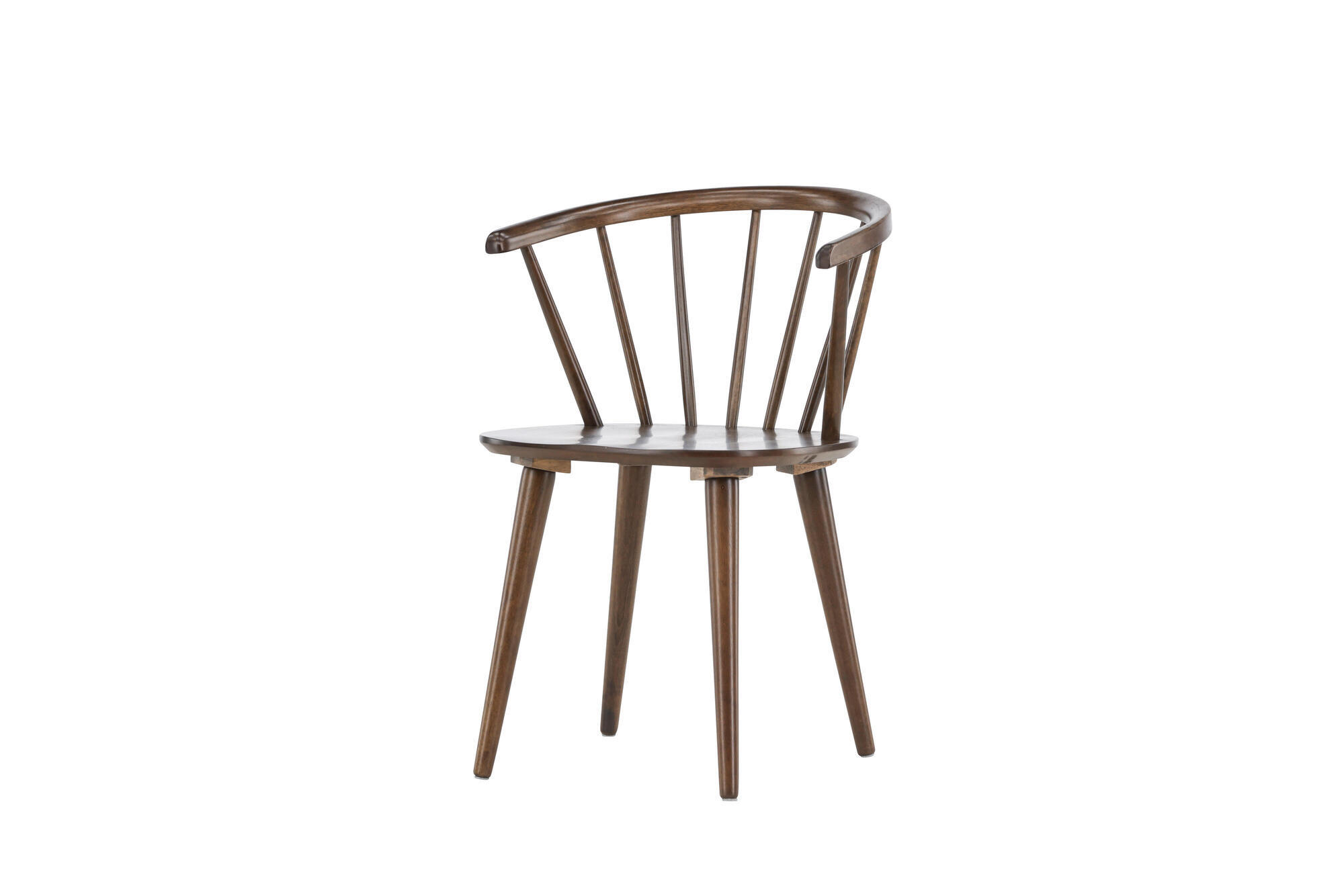 ESSZIMMERSTUHL BOBBY Braun 55x53x76 cm - Braun, Holz (55/76/53cm) - FURNLUX
