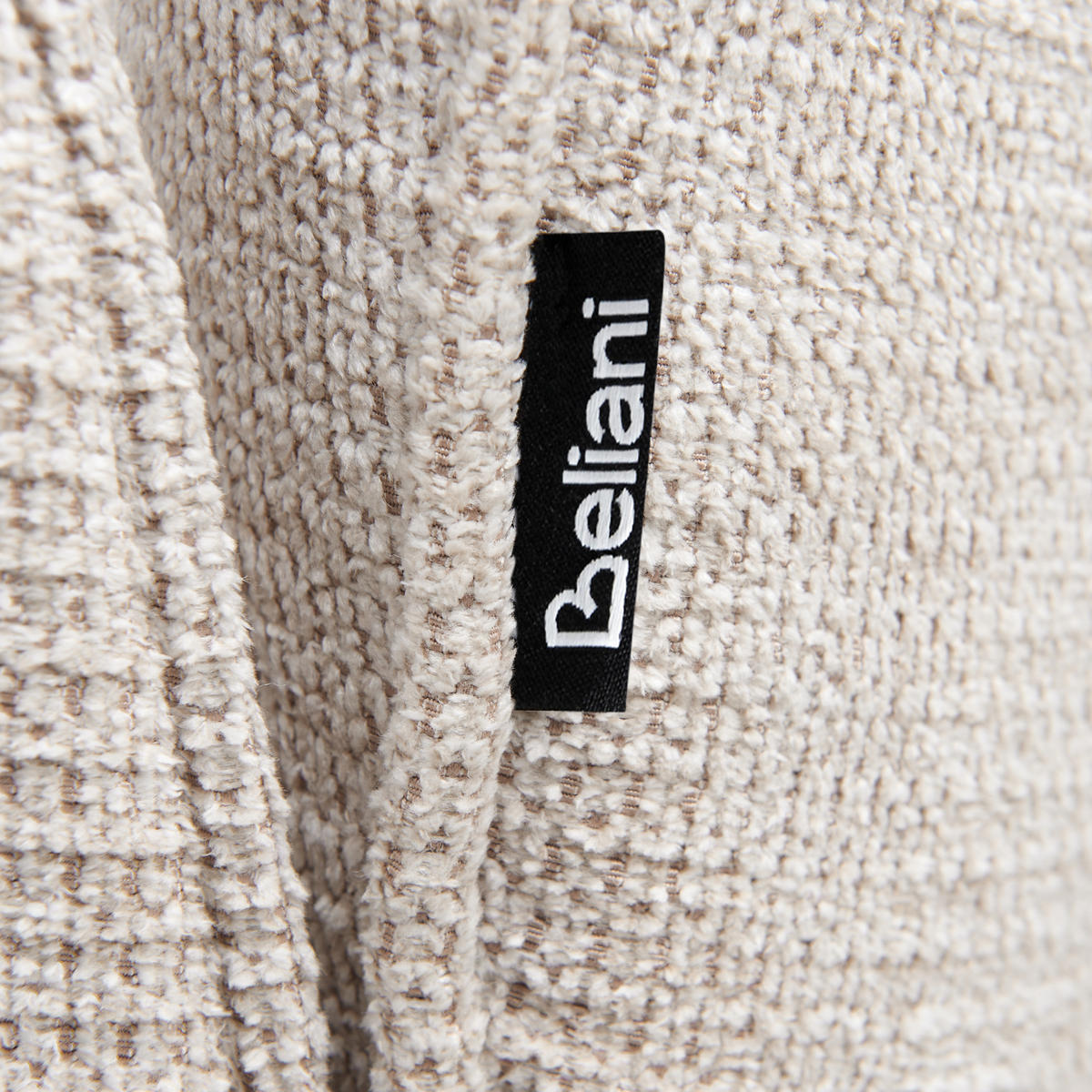 ESSZIMMERSTUHL drehbar Kunstleinen Hellbeige Mokena - Beige, Textil (58/90/66cm) - Beliani
