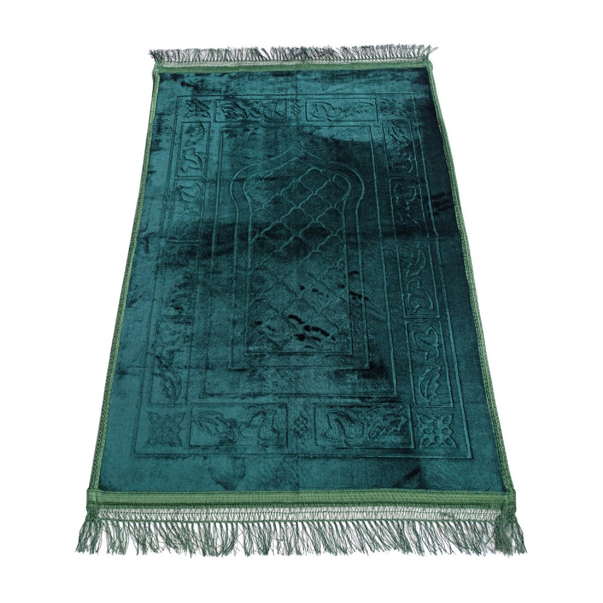 ORIENTTEPPICH Gebetsteppich Islam Seccade (Grün) - Grün, Textil (80/120cm) - Gowoll