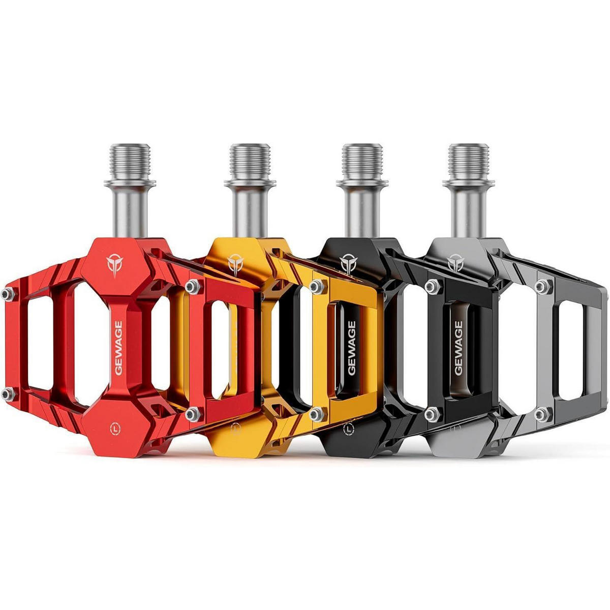 FAHRRADPEDALE Set Schwarz - Schwarz, Metall (8/1.5/9.8cm)