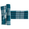 GESCHIRRTÜCHER 50x70 cm im 12er Set aus 100% Baumwolle, Küchentücher Petrol - Petrol, Textil (50/70cm) - Carpe Sonno