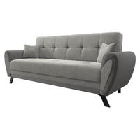SCHLAFSOFA Kaja - Greige/Hellgrau, Holz/Textil (228/93/90cm) - MIRJAN24