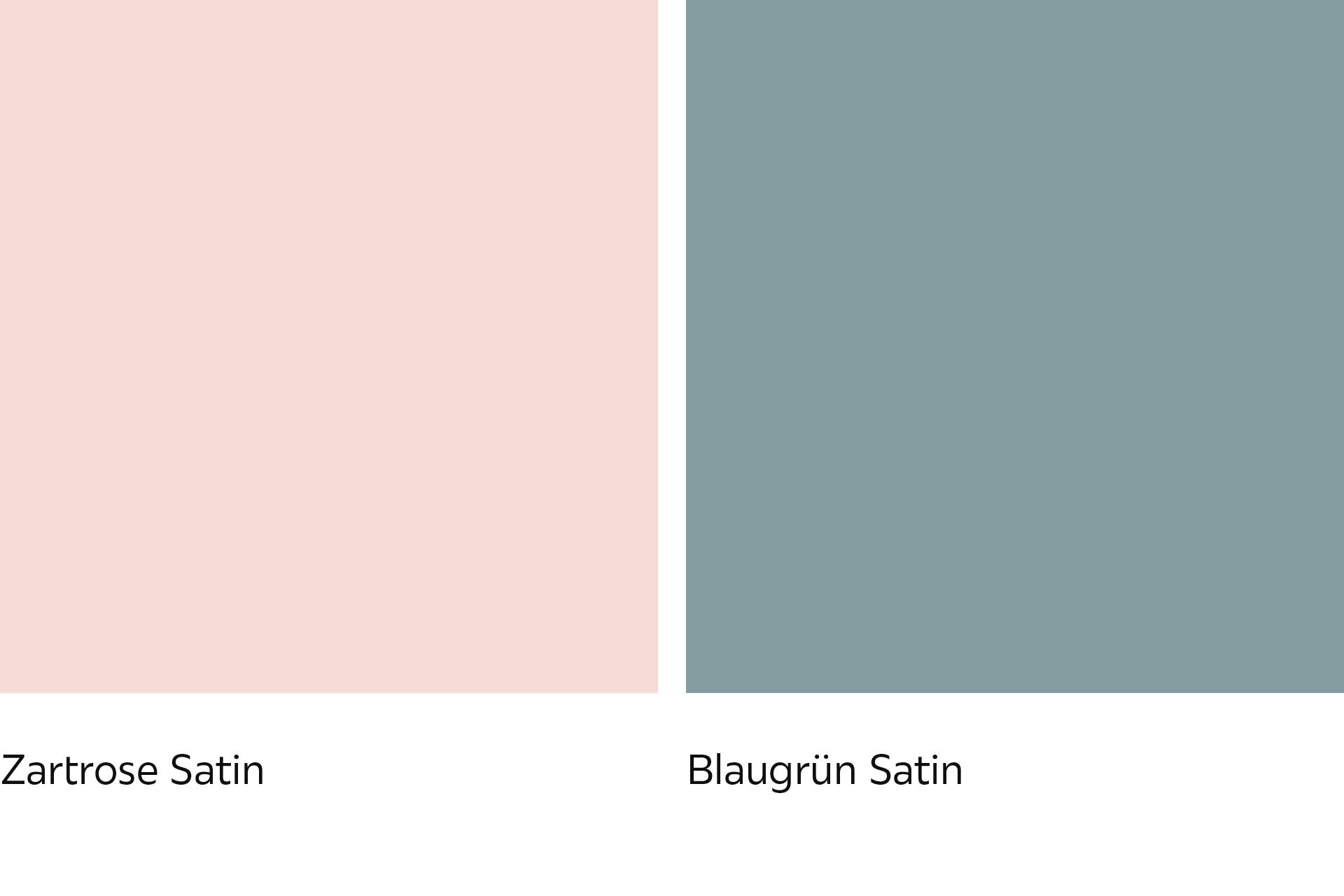 Zartrosa und Blaugrüner Korpus