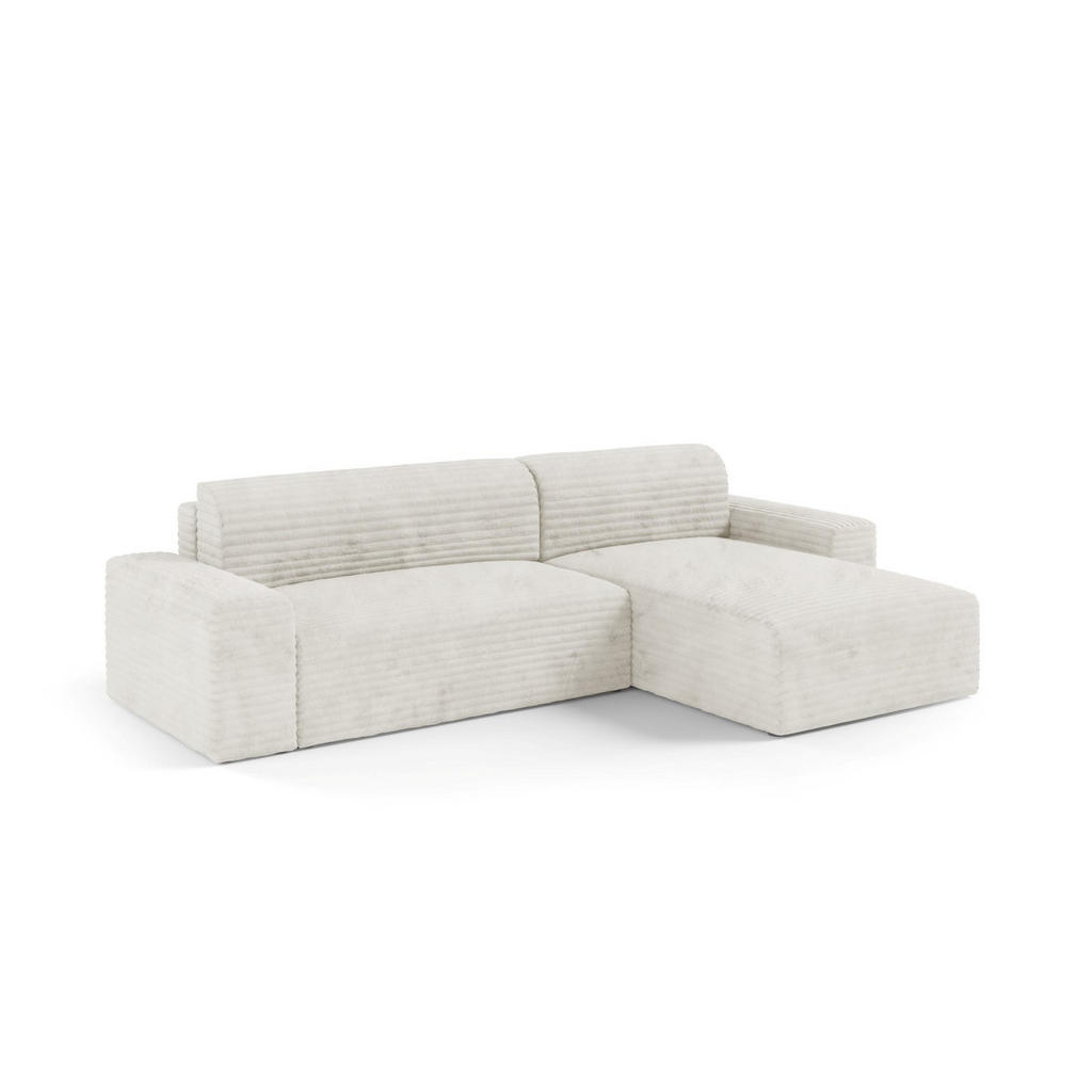 Thumbnail - Furnisell Ecksofa, Weiß, Textil, L-Form, 300x185 cm, Wohnzimmer, Sofas & Couches, Wohnlandschaften, Ecksofas