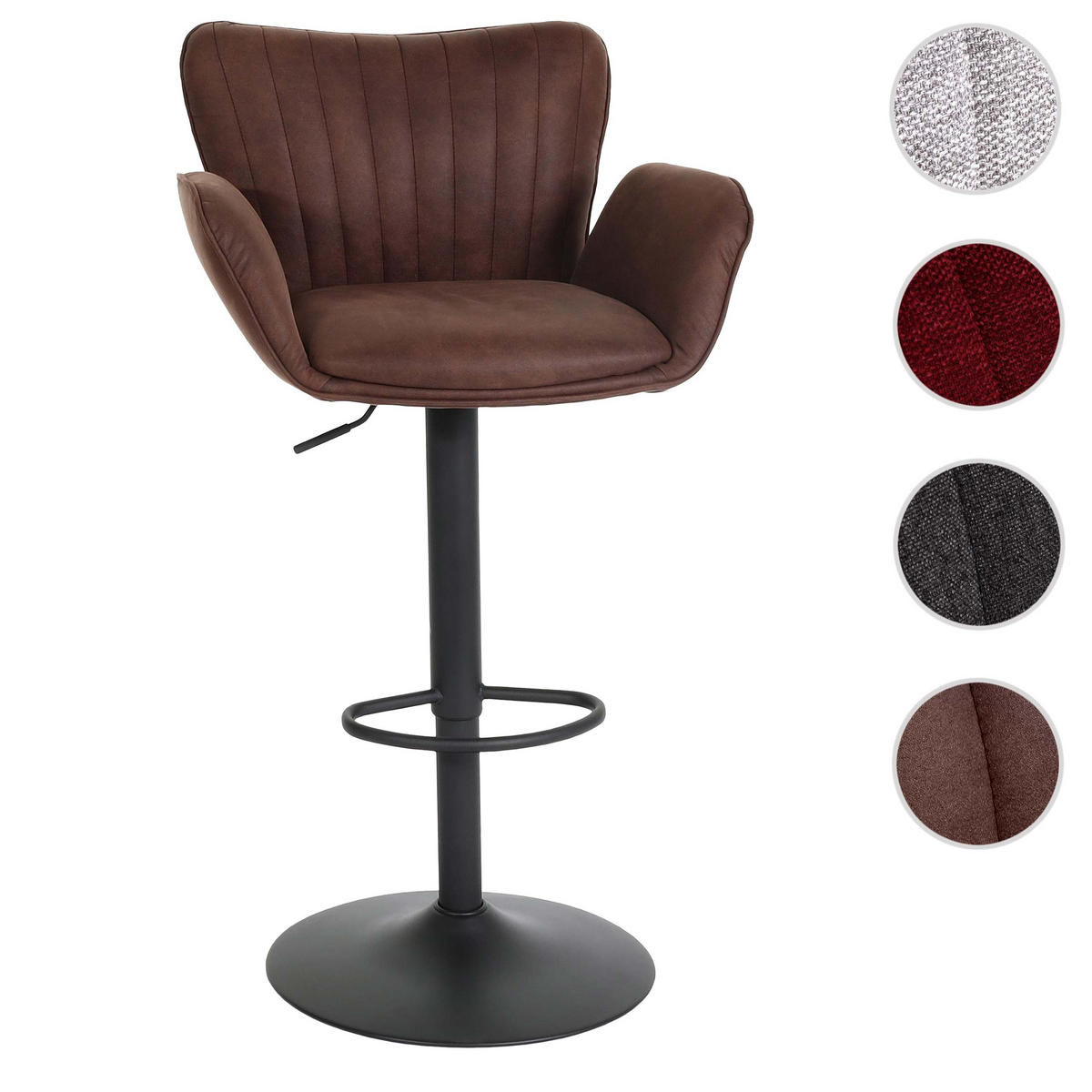 BARHOCKER Dunkelbraun - Dunkelbraun, Textil (50/110/45cm) - MCW