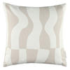 KISSENHÜLLE MODERN WAVES - Beige, Textil (45/45cm) - Tom Tailor