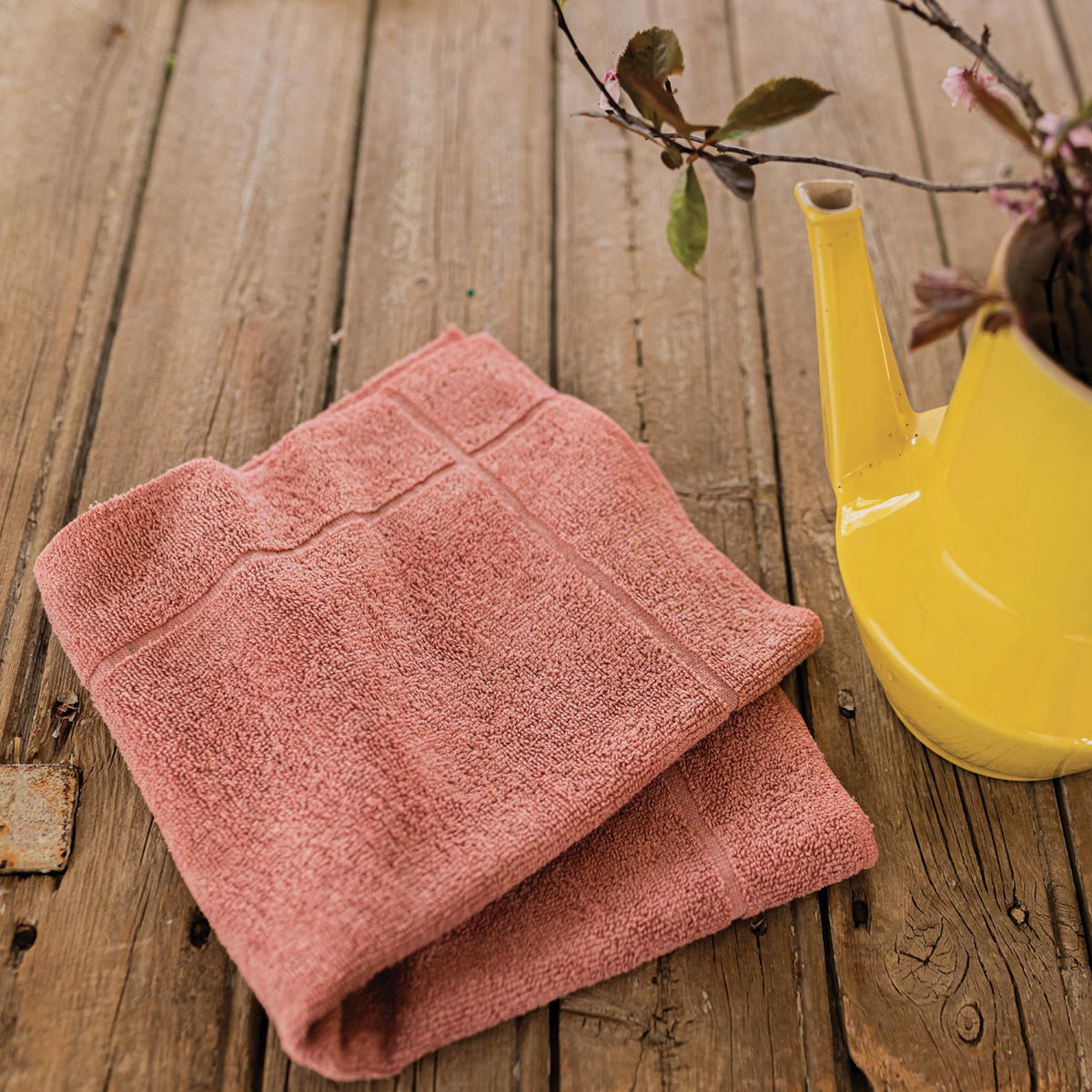 HANDTUCH Loess elfenbein 50 x 50 cm - Weiß, Textil (50/50cm) - Winkler