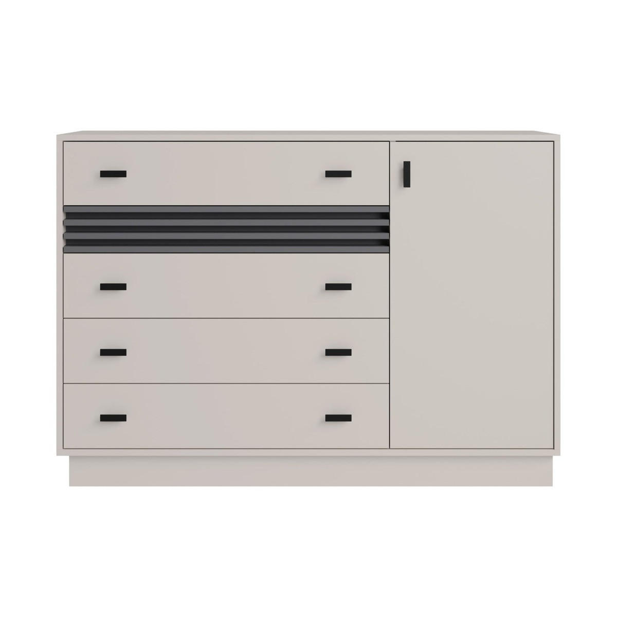 KOMMODE – 135 cm – ALLMO System – Kaschmir - Kaschmir, Holzwerkstoff (135/95/40cm) - hi-markt
