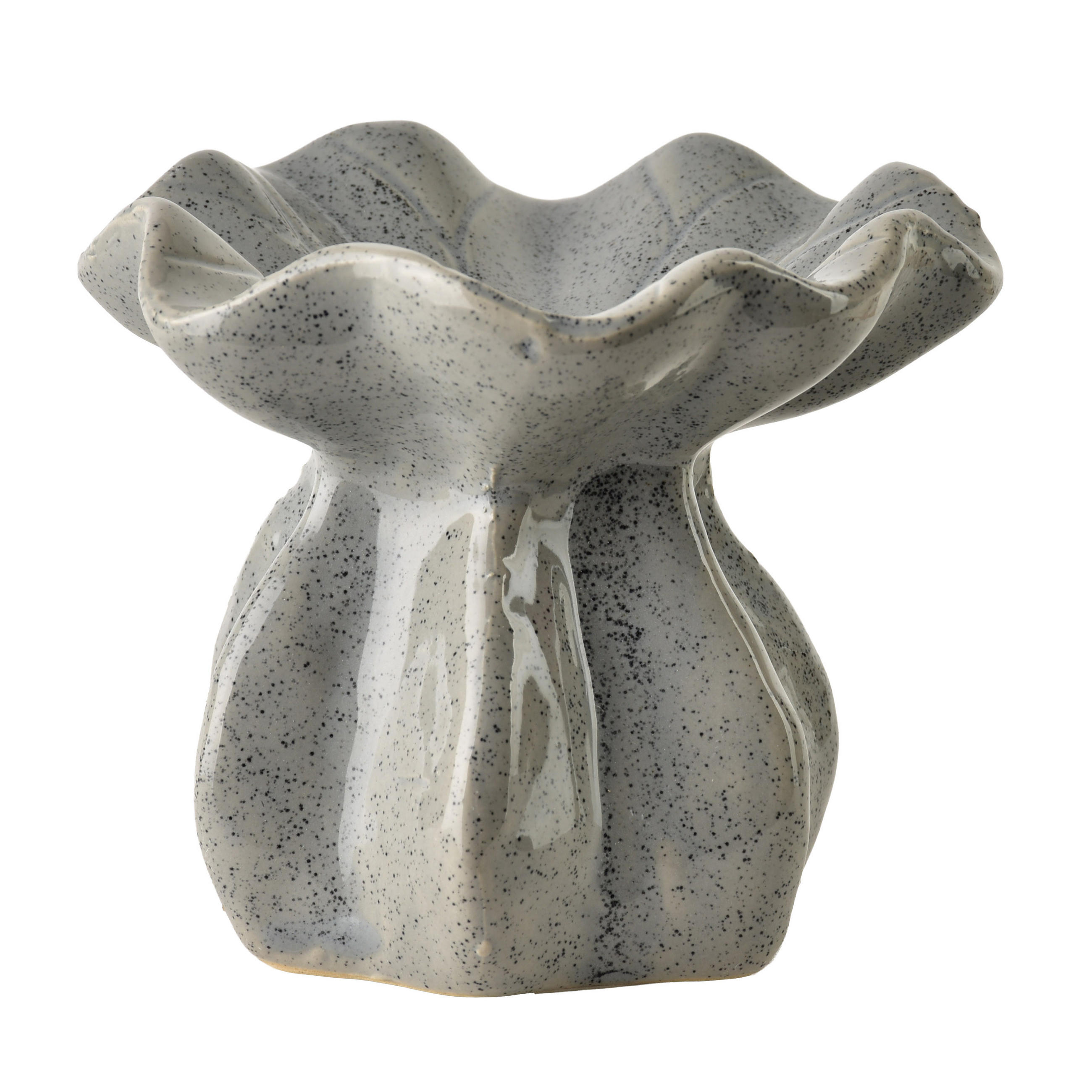 DUFTLAMPE 10/10/9cm Keramik - Grau, Keramik (11/10/11cm) - Mondex