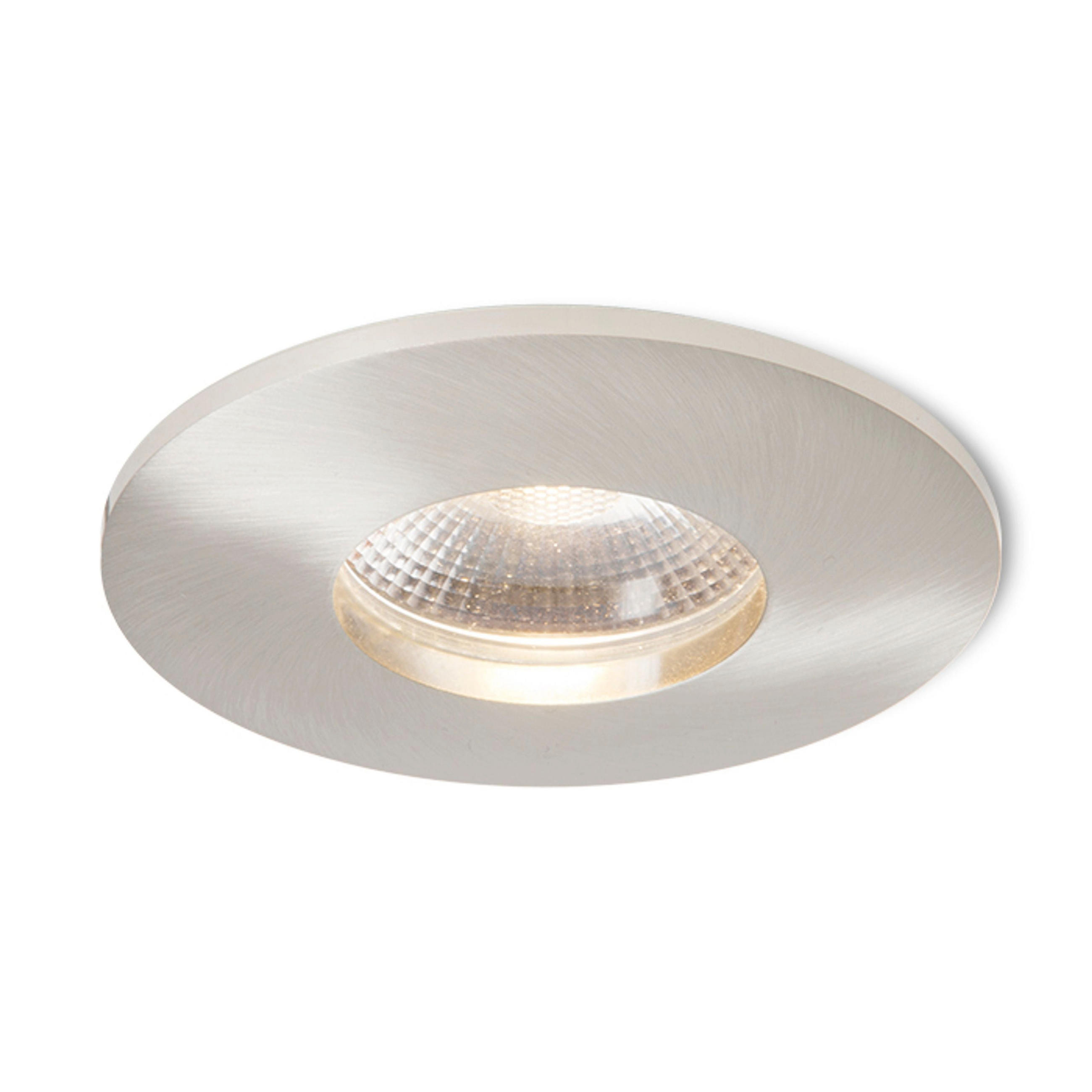 EINBAULEUCHTE WATERBOY R Mattnickel 10 W IP65 - Nickelfarben, Metall (83/83/7cm) - Rendl