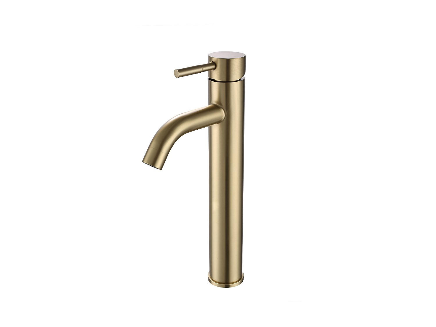 WASCHTISCHARMATUR - 16.5 cm x 4.9 cm - metall - goldfarben Salavan - Goldfarben, Metall (16.5/30.6/4.9cm) - Vente-Unique