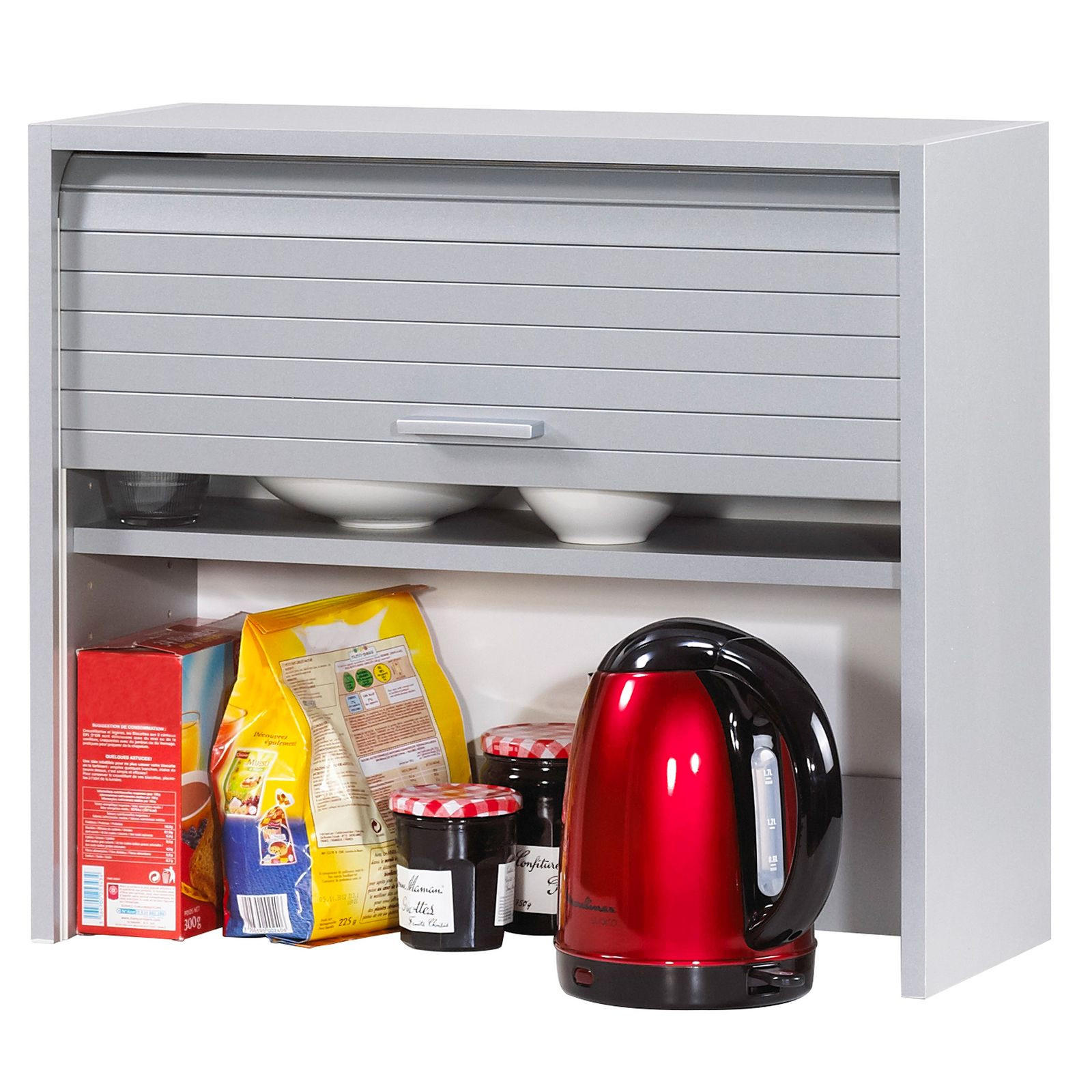 KÜCHENOBERSCHRANK 25/60/54 cm - Alufarben, Holzwerkstoff (60/54/25cm) - Simmob