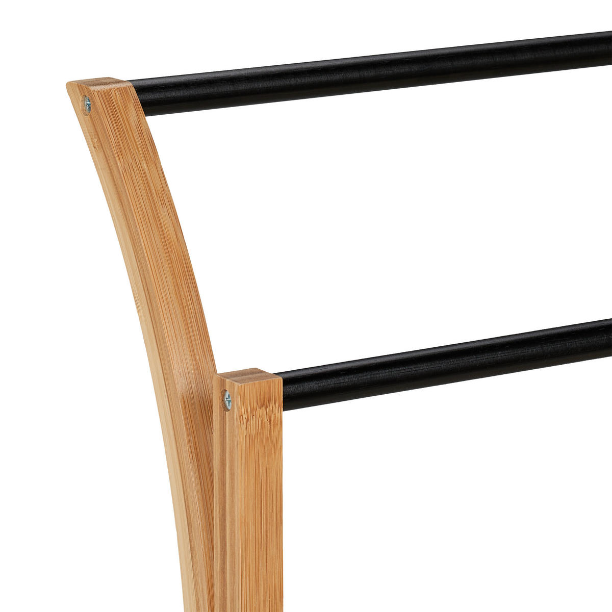 HANDTUCHHALTER - Hellbraun, Holz (42/82/24cm) - Relaxdays