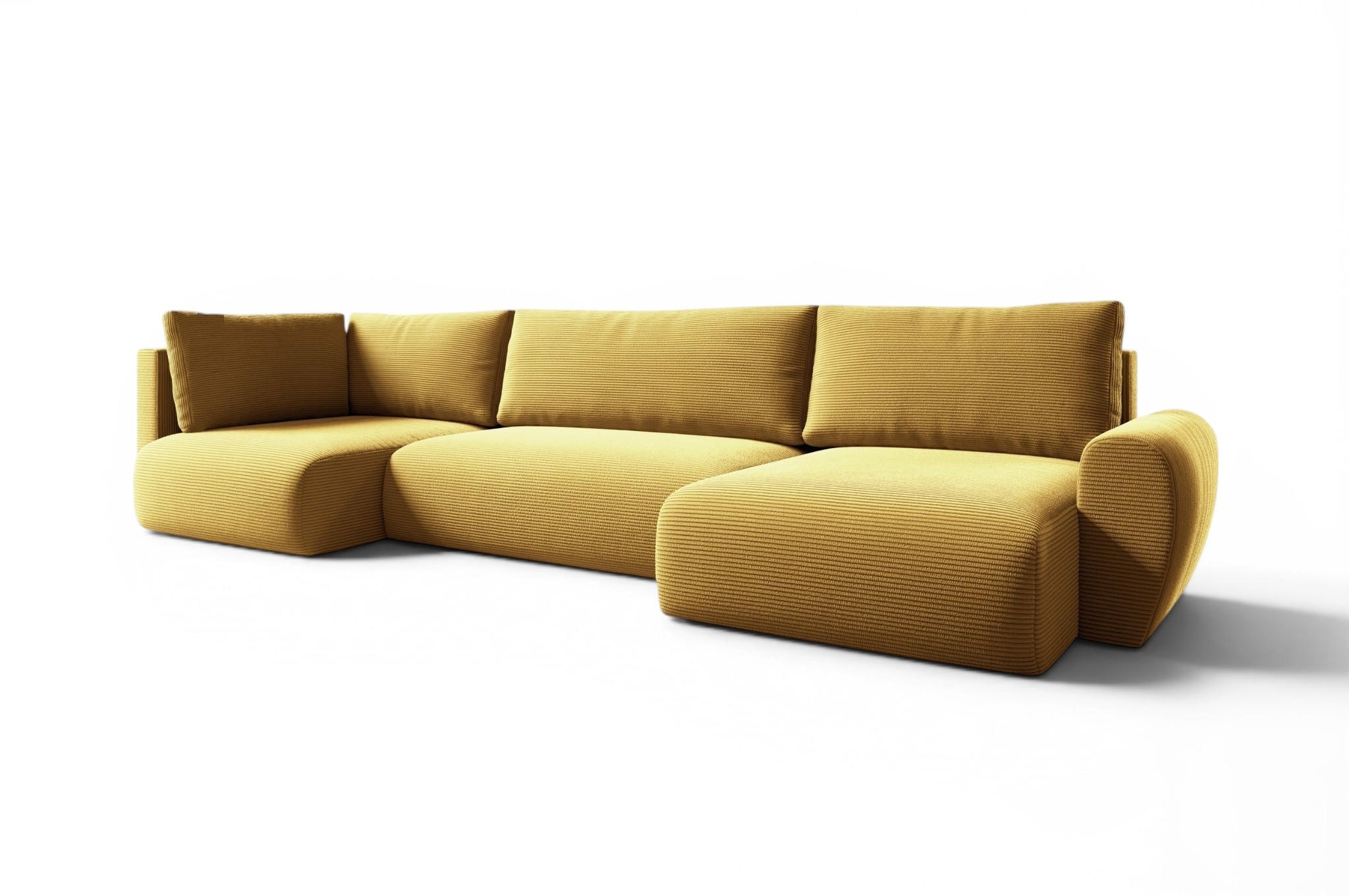Fun Möbel Wohnlandschaft Gelb 153x70x385 cm