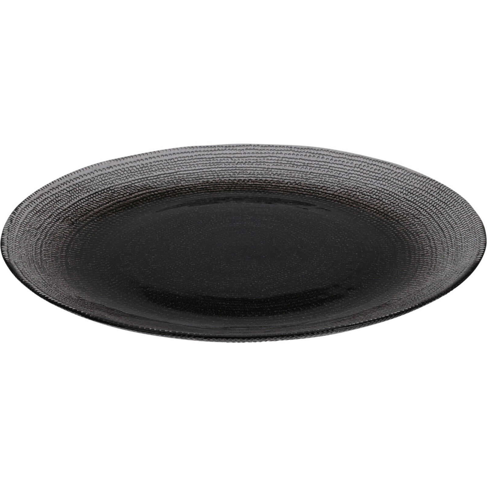 TELLER Lakris Ø 28 cm - Anthrazit, Glas (28cm) - Home Styling Collection