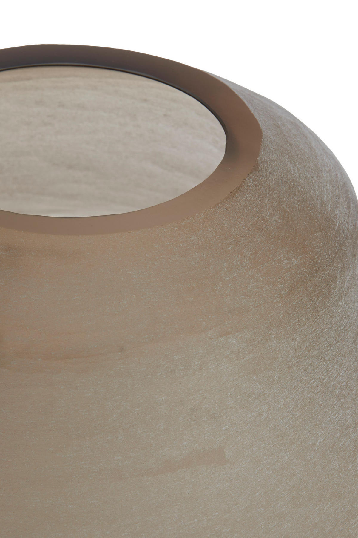 VASE Nayoro Braun Ø31/42 cm - Braun, Glas (31/42cm) - Light & Living