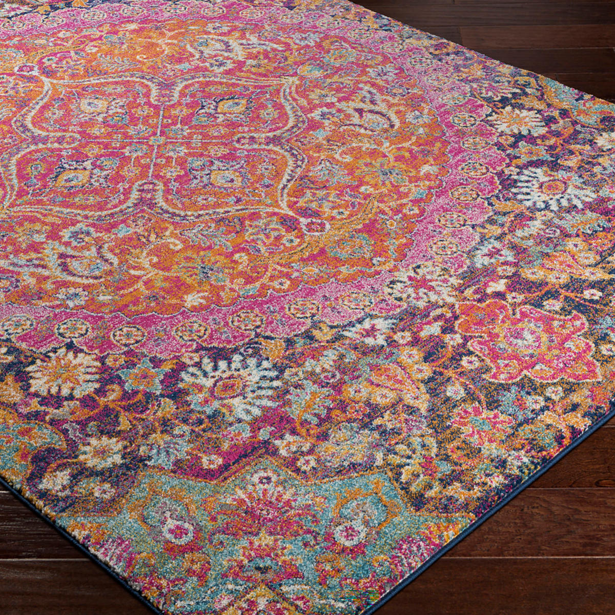 VINTAGE-TEPPICH Neerja 200/275 cm Granatrot - Rot, Textil (200/275cm) - LIVABLISS