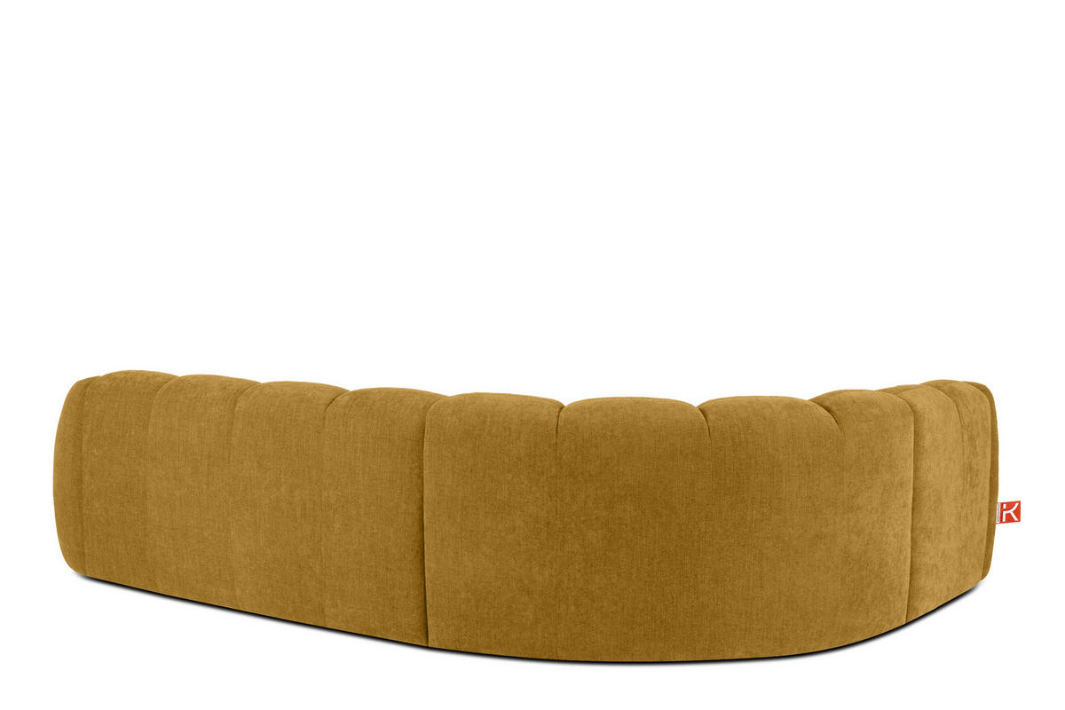 ECKSOFA LINKS FLAVA, Honigfarben - Honig, Holz/Holzwerkstoff (310/230cm) - KONSIMO®