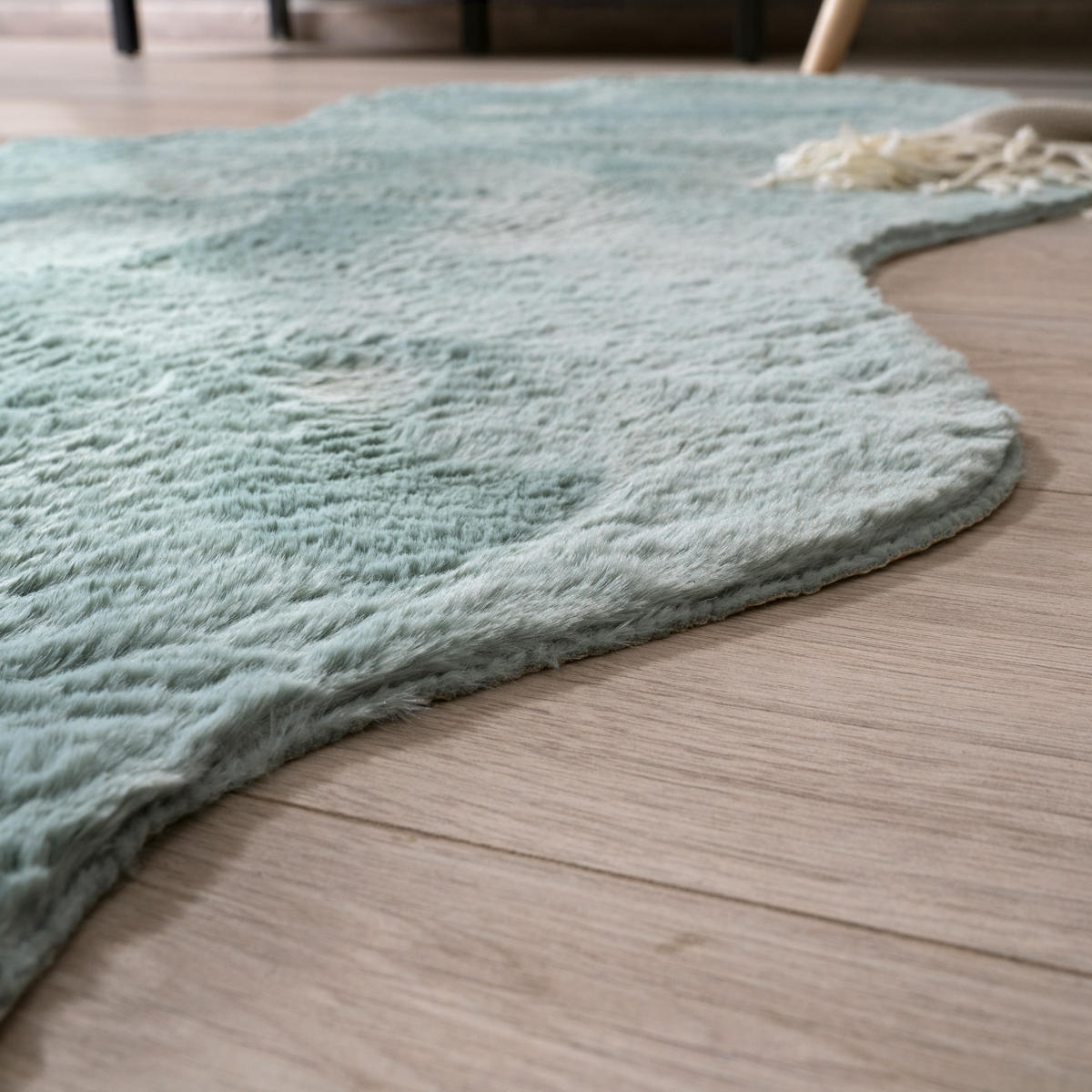 KURZFLORTEPPICH 70/200 cm Pelt 640 - Türkis, Textil (70/200cm) - Paco Home