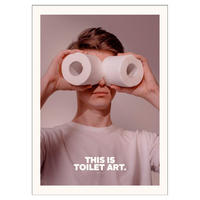 POSTER A.P. Atelier - Toilet - Naturfarben, Papier (50/70/0.1cm) - Poster&Frame