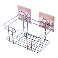 DUSCHABLAGE 22,8 x 14 x 10,5 Home - Braun, Metall (22.8/14/10.5cm) - Sanilo