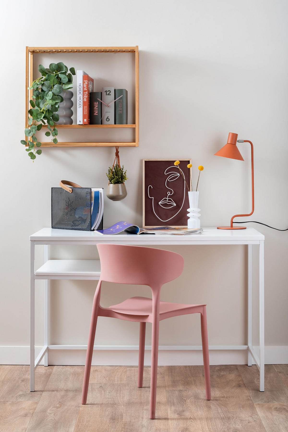 ESSZIMMERSTUHL Fain - Rosa - 40,5/75 cm - Pink, Kunststoff (40/75/50cm) - Leitmotiv