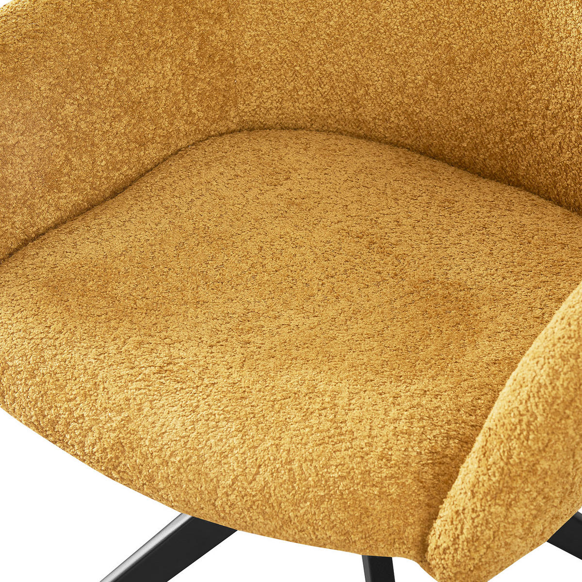 SESSEL LENA Gelb - Gelb, Metall (65/80/64cm) - B&D Home