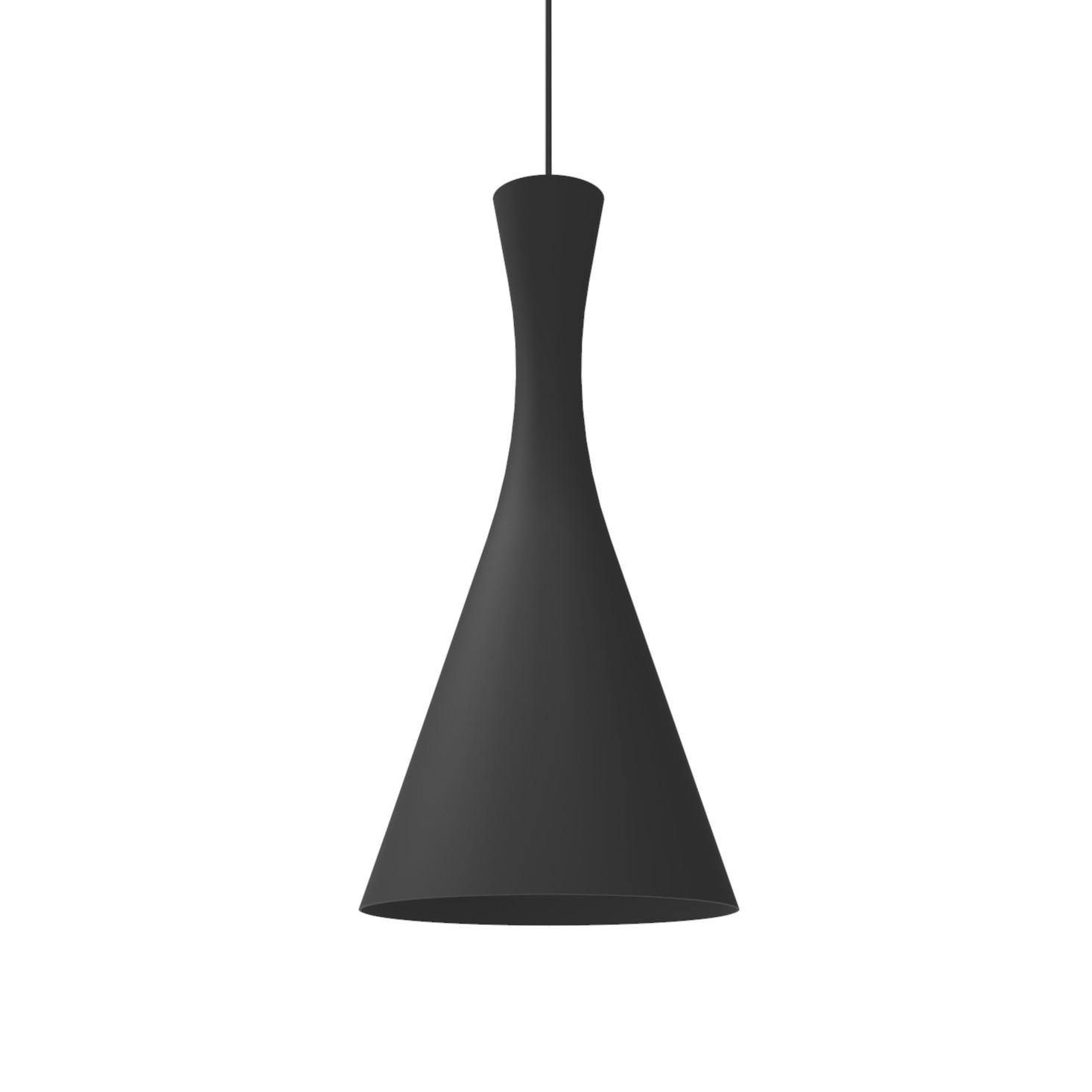 Lumicom Hängeleuchte Schwarz 30x120x30 cm
