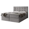 BOXBETT Luanda Boucle - H3 - Grau, Holzwerkstoff/Textil (180/200cm) - MIRJAN24
