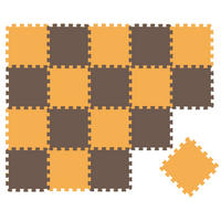 SPIELMATTE ab Null - 180/90/1 cm Puzzlematte Blau - Multicolor, Kunststoff (30/30cm) - Littletom