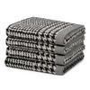 HANDTUCH Brooklyn Glencheck 4er-Set - Schwarz, Textil (50/100cm) - MÖVE