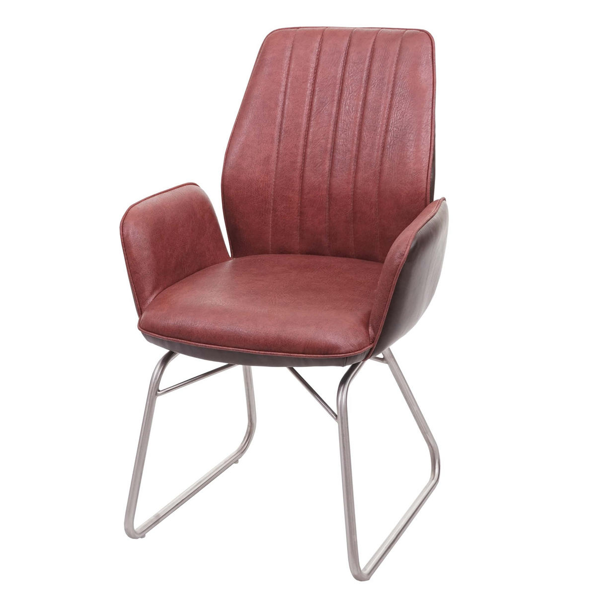 ESSZIMMERSTUHL Rotbraun - Rotbraun, Textil (62/90/56cm) - MCW