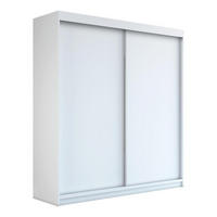 SCHWEBETÜRENSCHRANK 120 CM PAX Farbe: Weiß / weiß / weiß - Weiß, Holzwerkstoff (120/215/59.5cm) - A&J MöbelLand