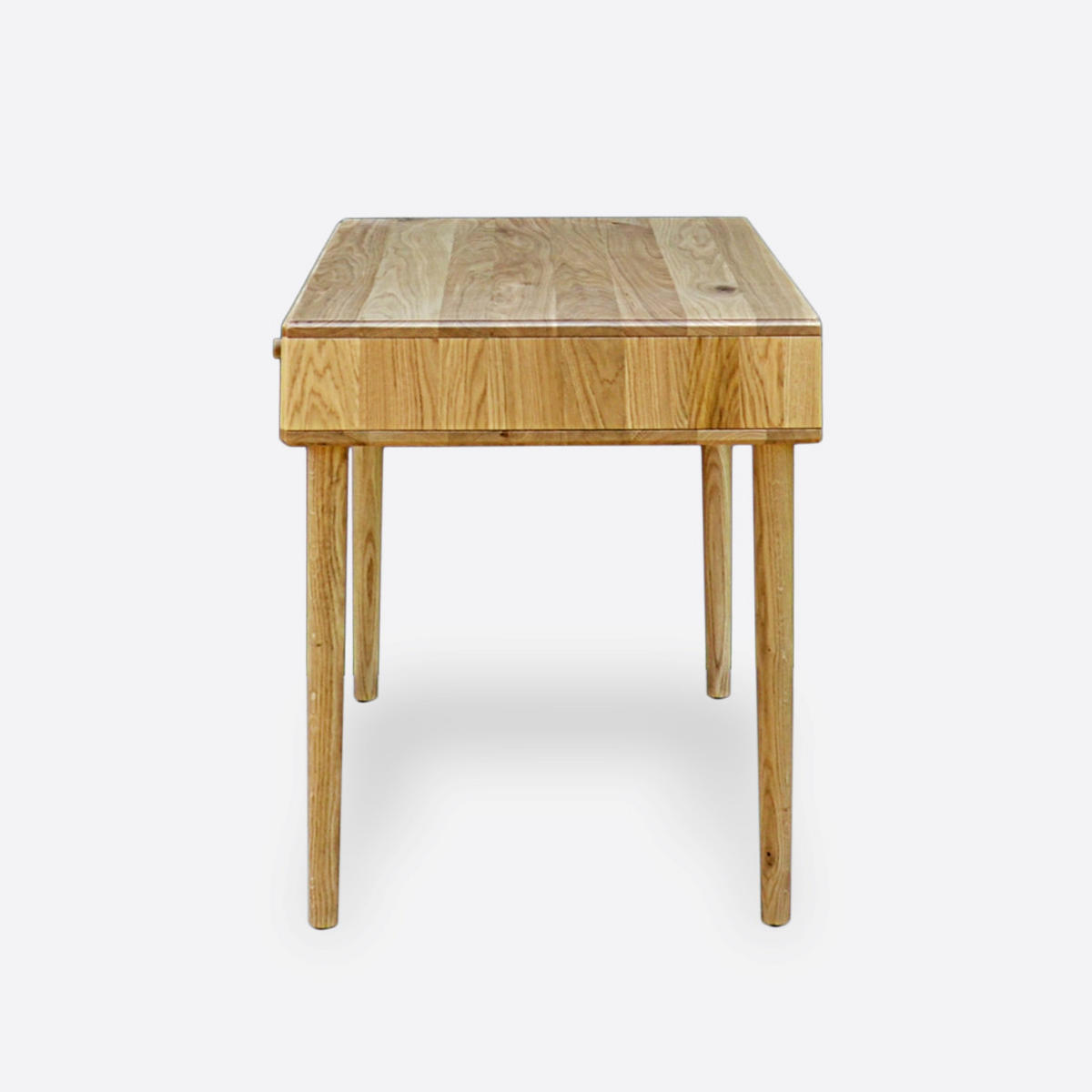 SCHREIBTISCH aus Eiche mit Schubladen im skandinavischen Stil AXEL II - Eichefarben, Holz (60/90/75cm) - Rawood Furniture