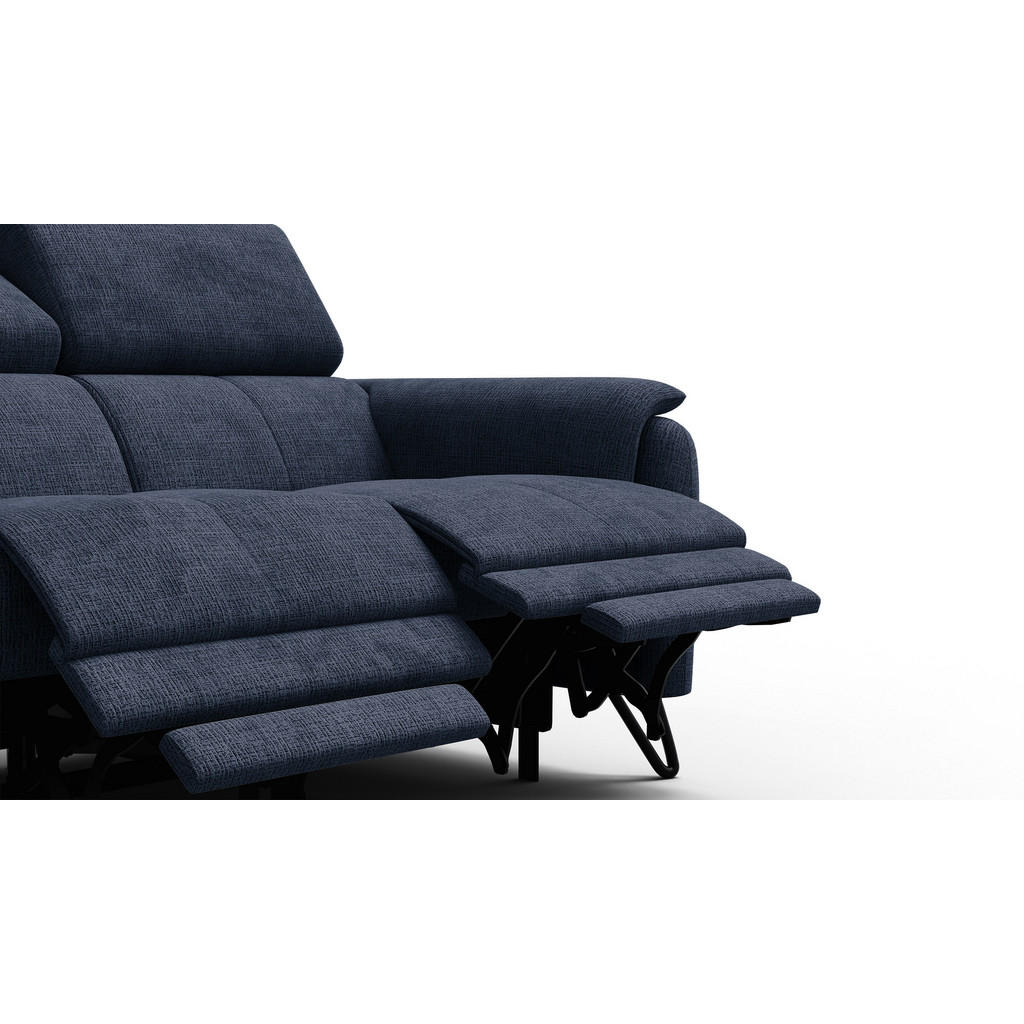 Thumbnail - Courtois Laville Relaxsofa, Dunkelblau, Textil, 152x82x103 cm, Wohnzimmer, Sofas & Couches, Sofas, Heimkino Sofas
