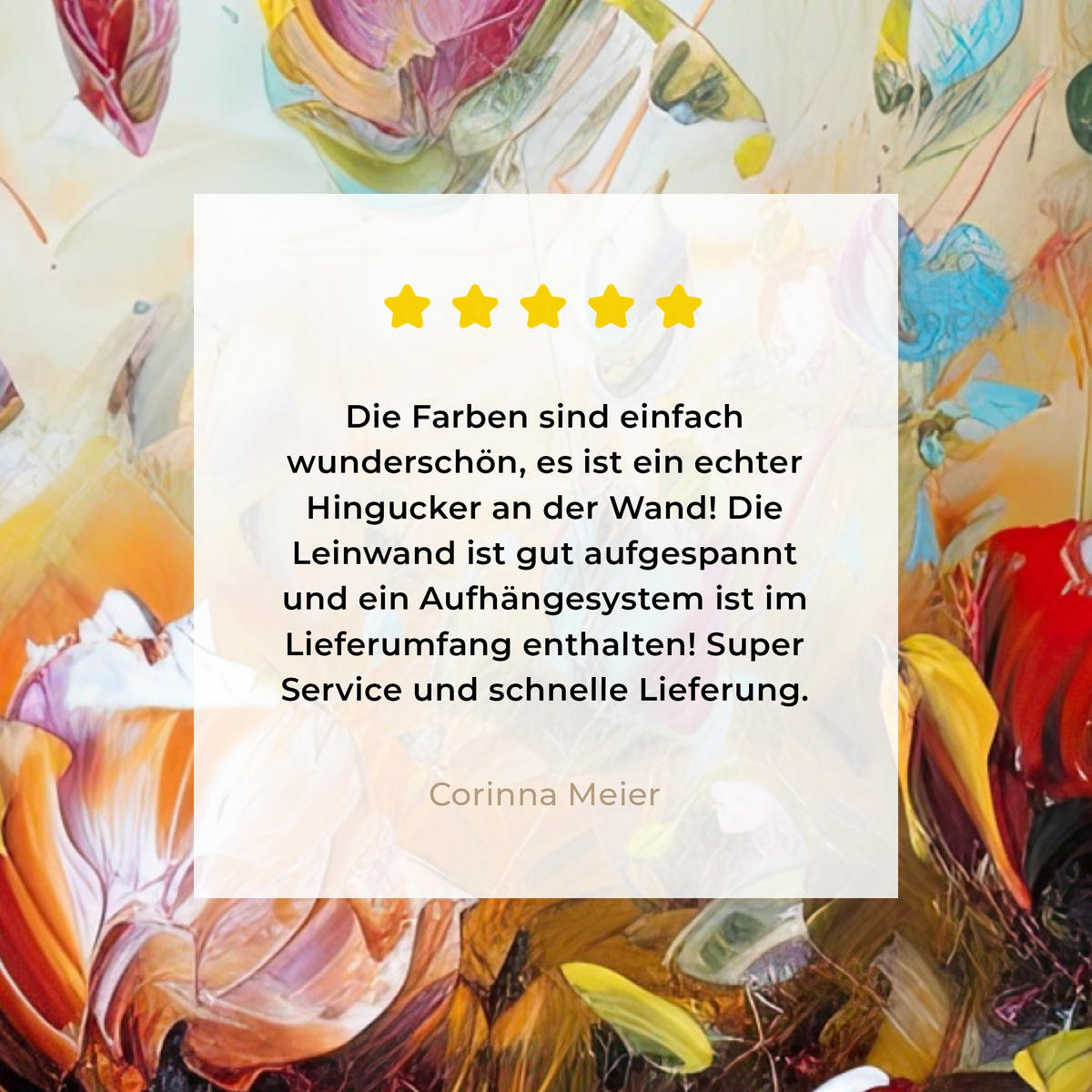LEINWANDBILD Blumen - Kunst - Natur - Ölgemälde 60x80 cm - Multicolor, Textil (60/80cm) - MuchoWow