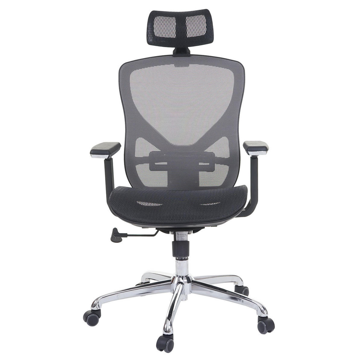 BÜROSTUHL Schwarz, Grau - Schwarz/Grau, Textil (63/126/60cm) - MCW