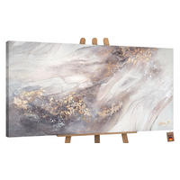GEMÄLDE Relax auf Keilrahmen 140x70 cm - Lila, Holz (140/70cm) - YS-art gallery