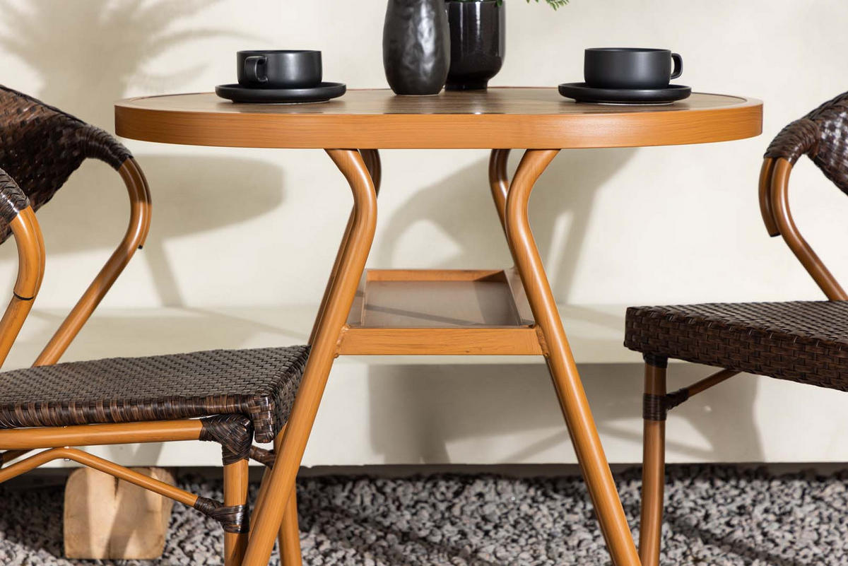 GARTENSET braun - Braun, Holzwerkstoff - ebuy24