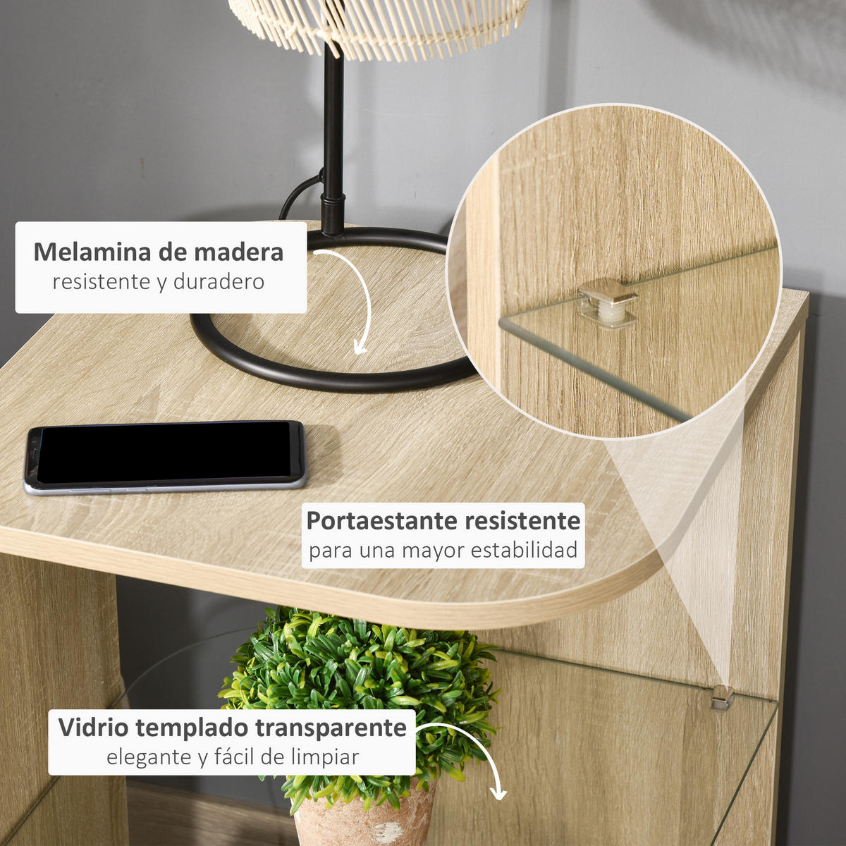 BEISTELLTISCH Beige 1 Stück - Beige, Kunststoff (40/40/56cm) - GiPP
