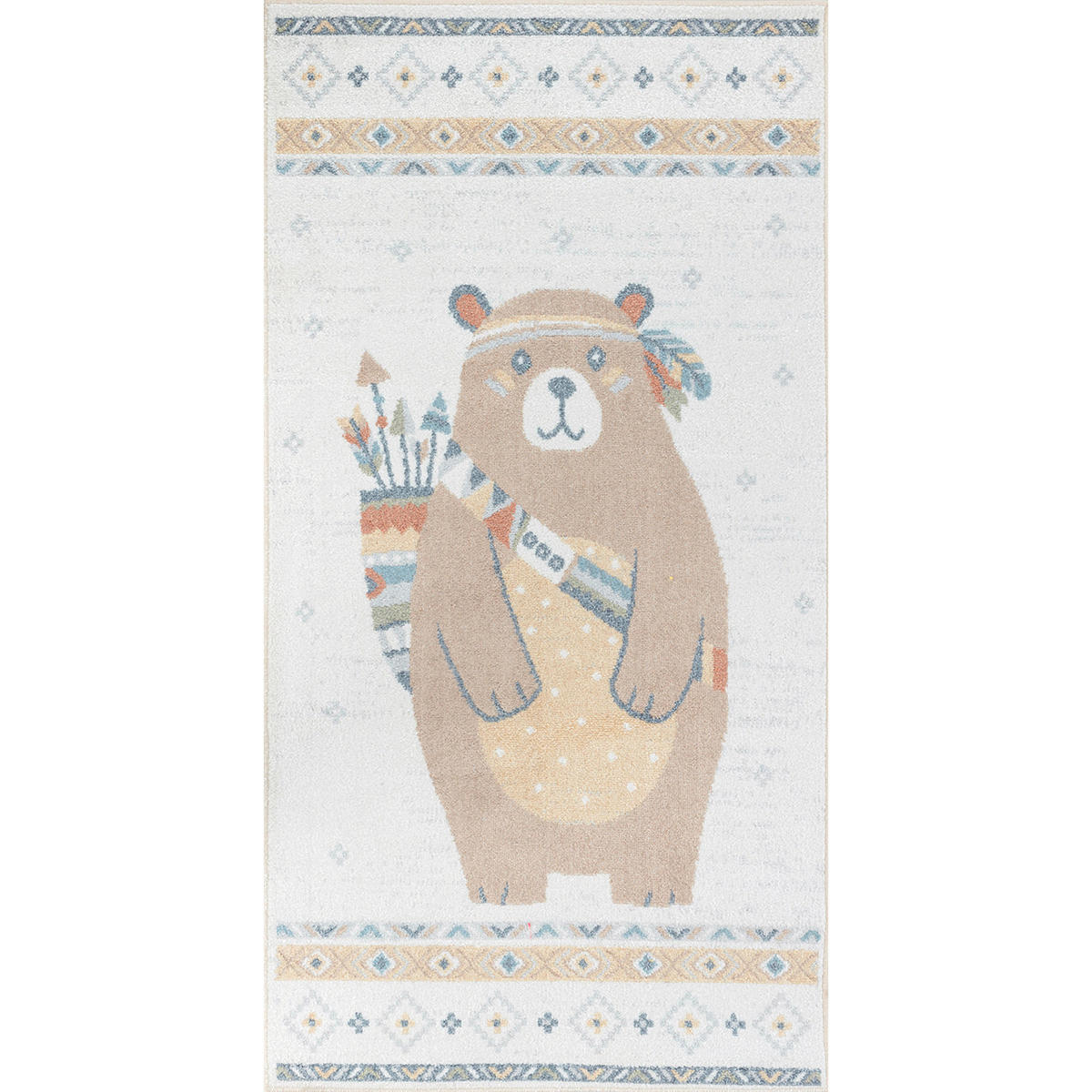 KINDERTEPPICH Maschinenwaschbar 80/150 cm Beige - Beige, Naturmaterialien/Textil (80/150cm) - LIVABLISS
