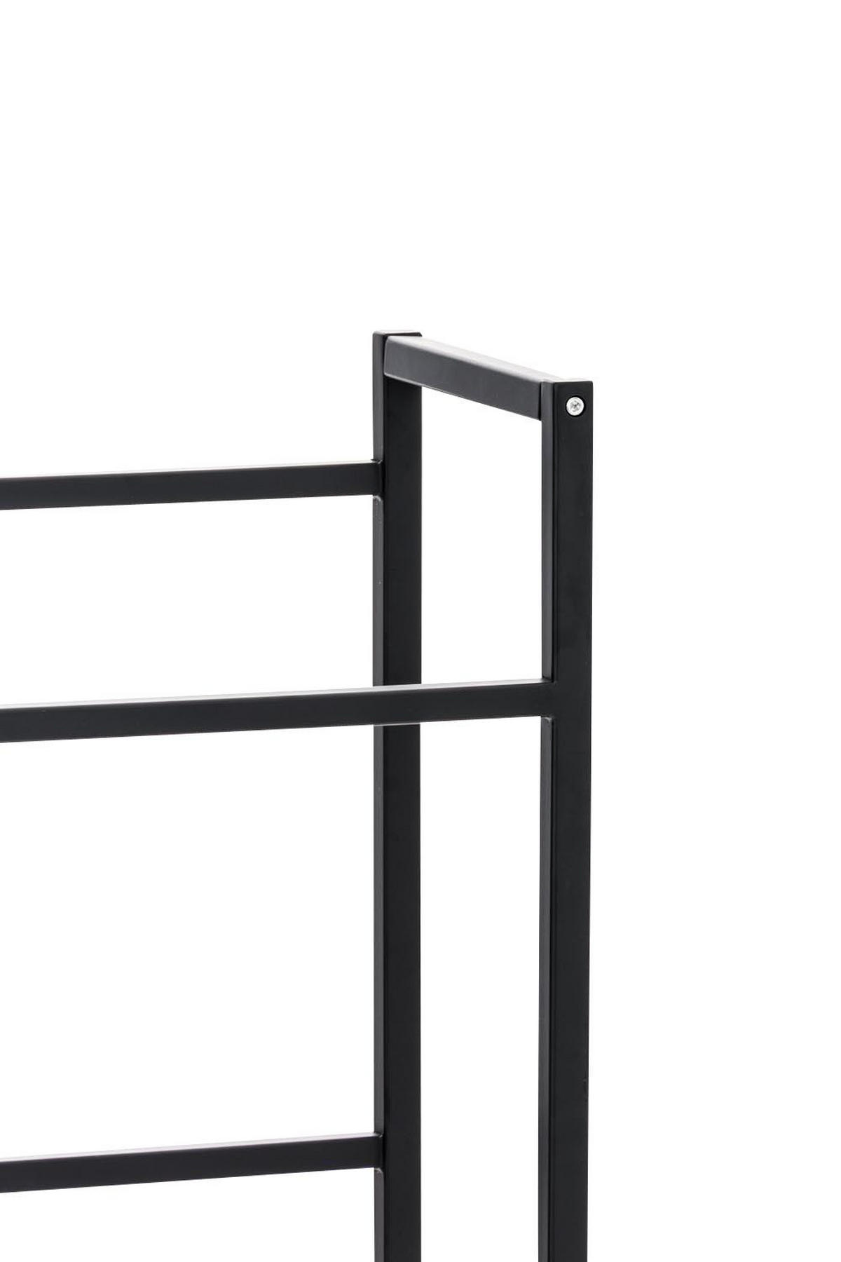 KASTENSTÄNDER Metall schwarz - Schwarz, Metall (47/75/31cm) - CLP
