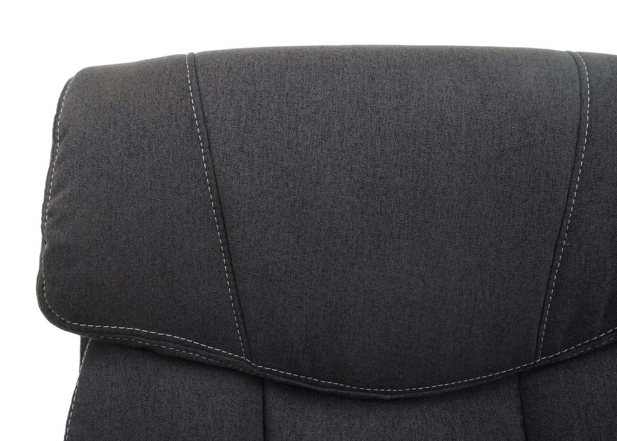 DREHSTUHL HxBxT 120x73x78cm Sitzhöhe 48cm Stoff/Textil Dunkelgrau - Dunkelgrau, Kunststoff (73/120/78cm) - PROREGAL