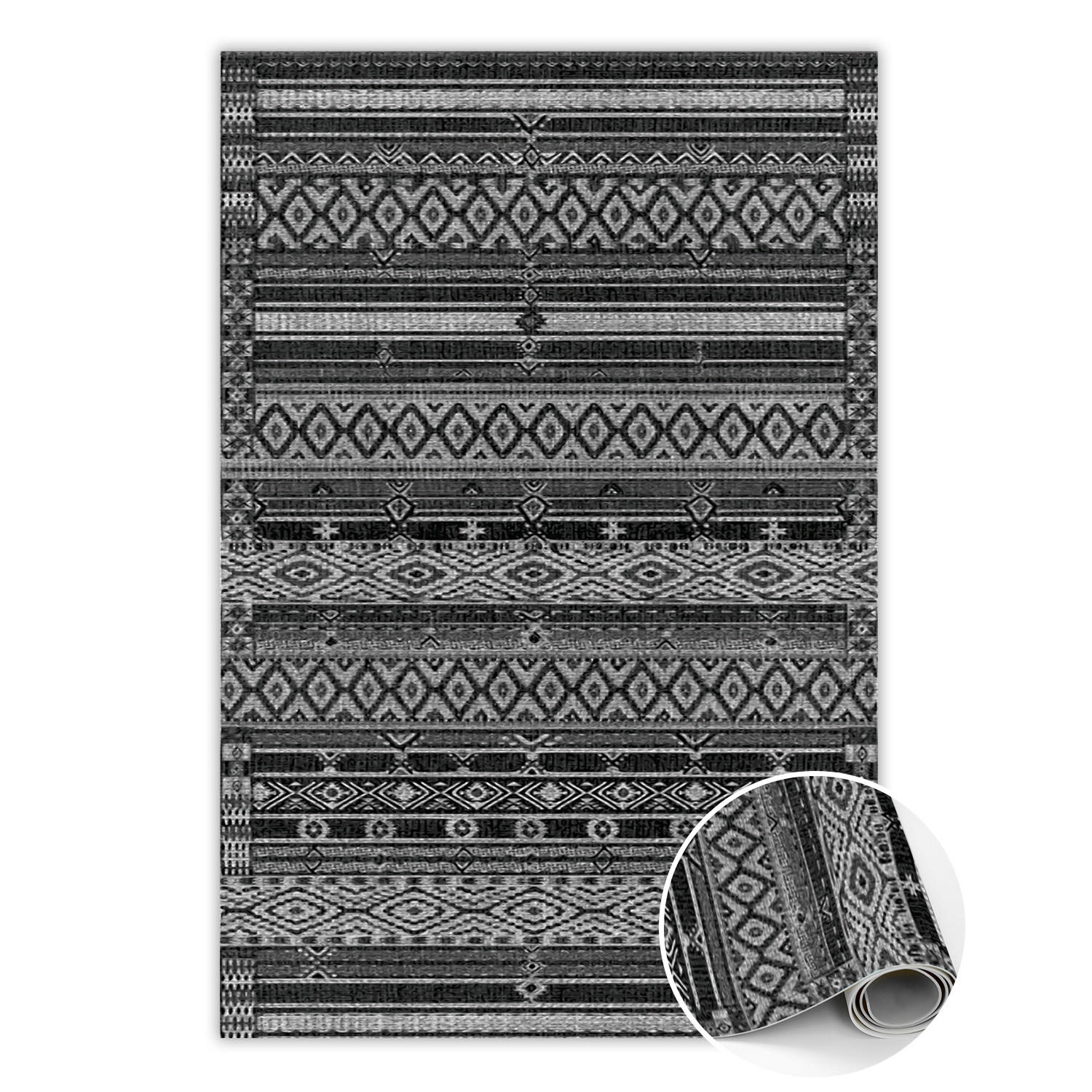 VINYL-TEPPICH 210x140 cm Dunkelblau - Dunkelblau, Kunststoff (140/1.6cm) - ArtPrintCave