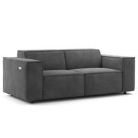 2-SITZER SOFA - Grau, Textil (189/70/96cm) - home24