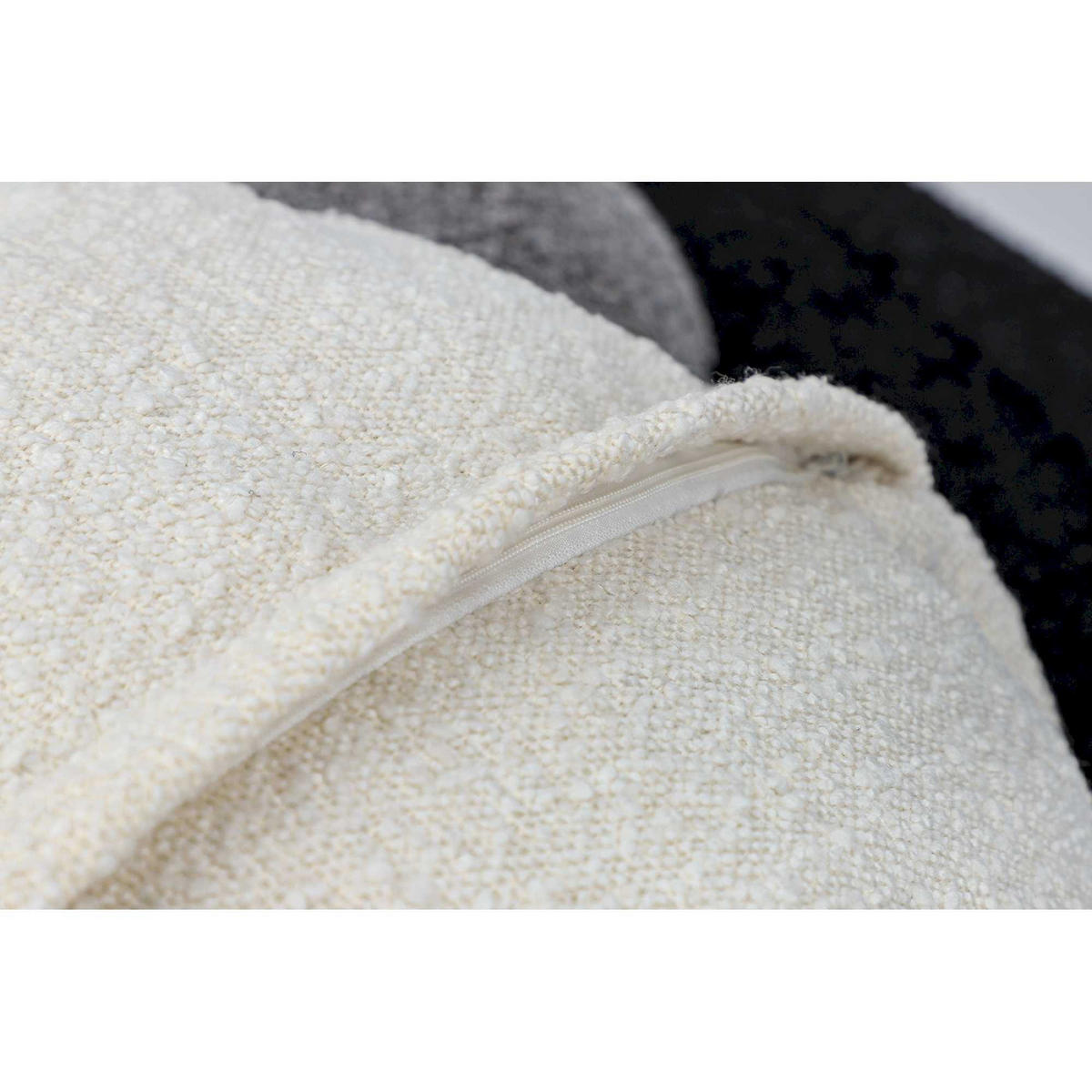 KISSEN INKL. VLIESFÜLLUNG BAY - Perlmutt, Textil (45/45cm) - Schöner Wohnen