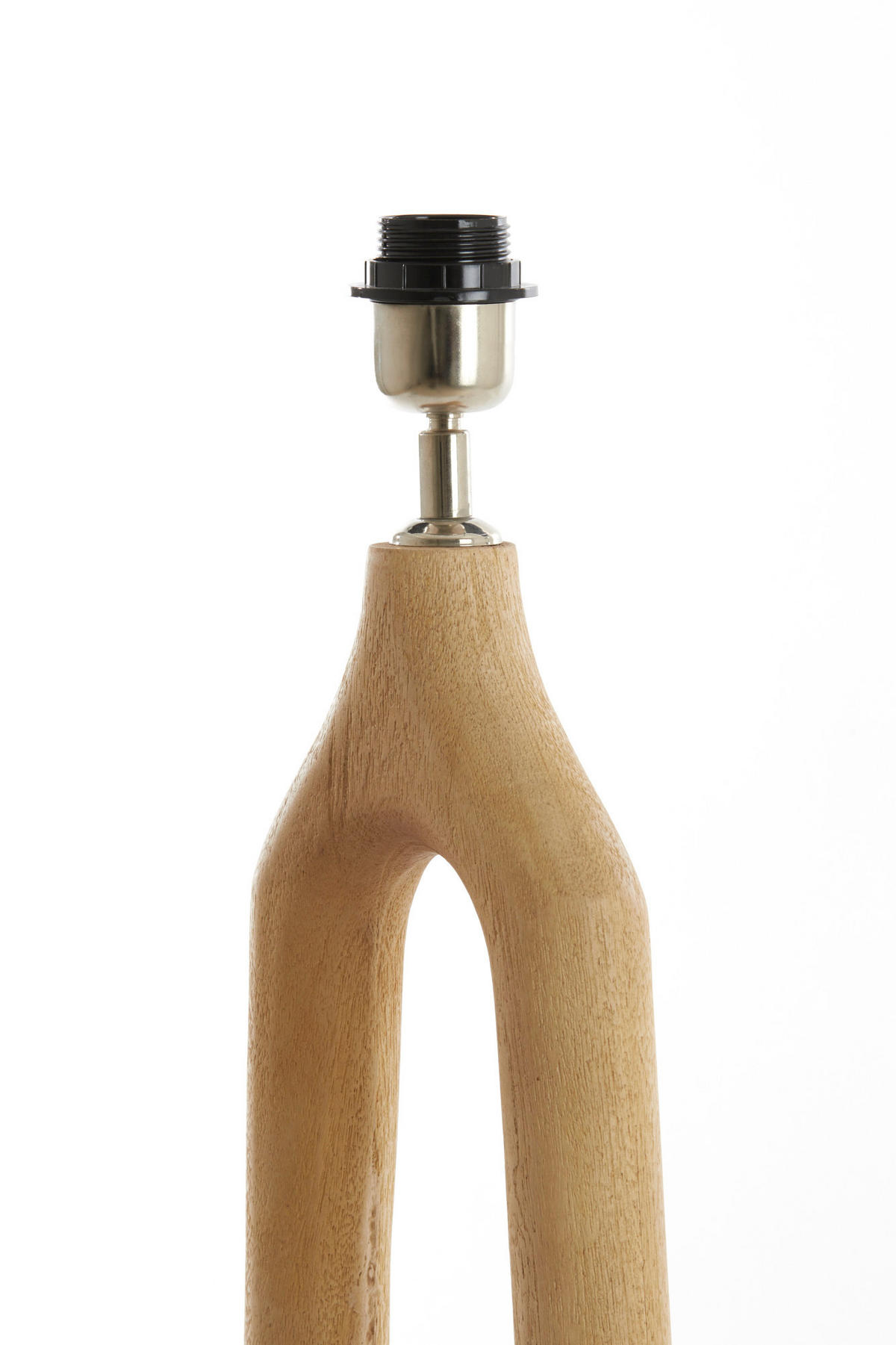 LAMPENFUSS Xitta Braun Ø20/55 cm - Braun, Holz (20/20/55cm) - Light & Living