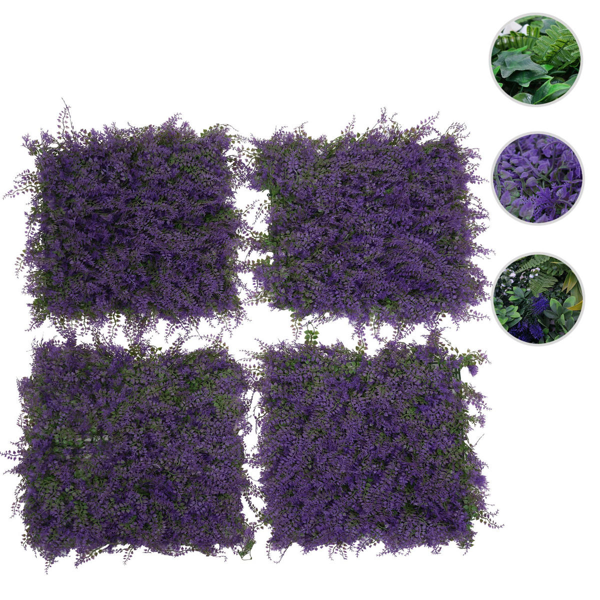 STENNA plošča, modra - lila, umetna masa (50/15/50cm) - MCW